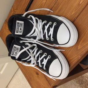 Black Converse Mid-Tops Women's Size 9